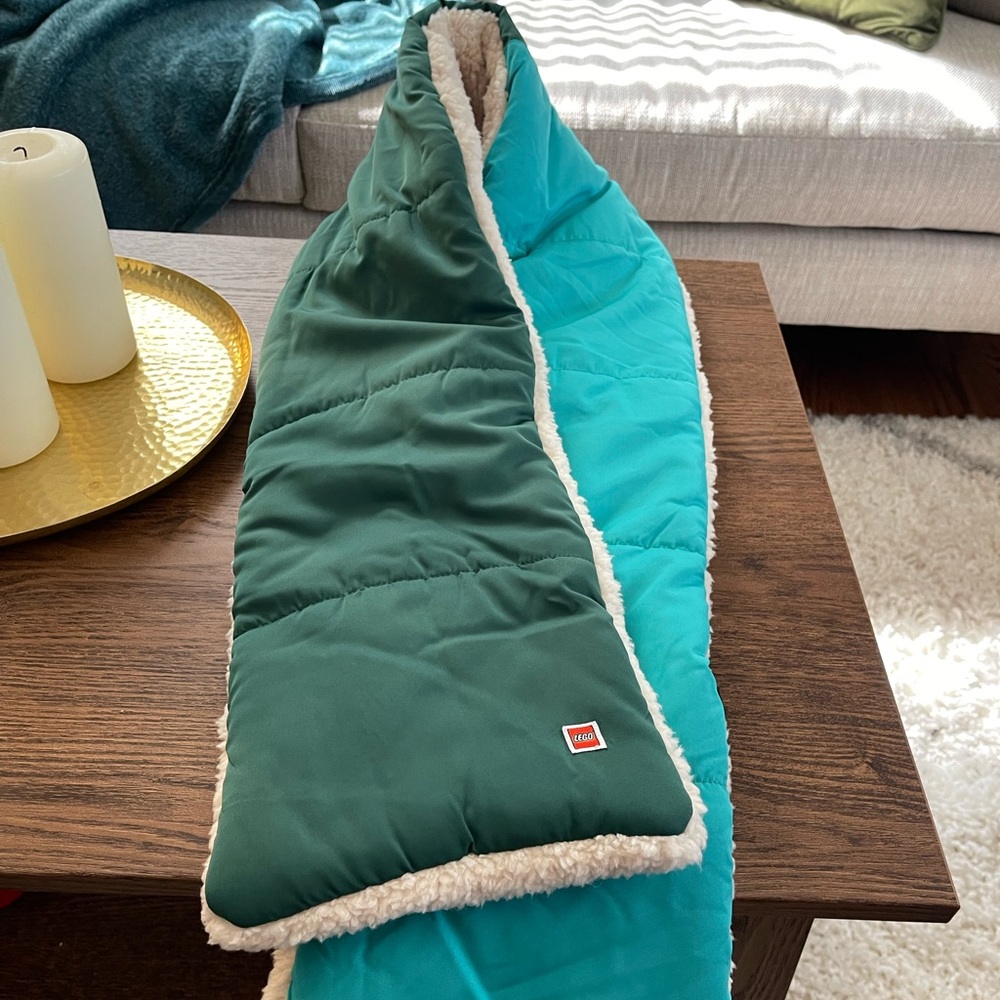 Lego x Target Sherpa Scarf, green/teal